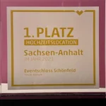 1. Platz Hochzeitslocation Sachsen-Anhalt für Eventschloss Schönfeld